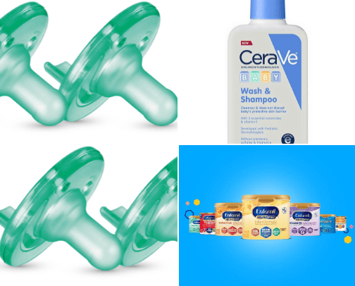New born essentials cover photo collage