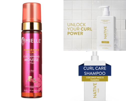 Hair Products I Use On Repeat for Thick, Curly Hair cover photo collage