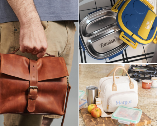 Personalized Lunch Boxes That Stopped Me From Buying Sad Desk Salads cover photo collage