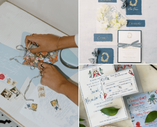 Stationary/Invitations cover photo collage