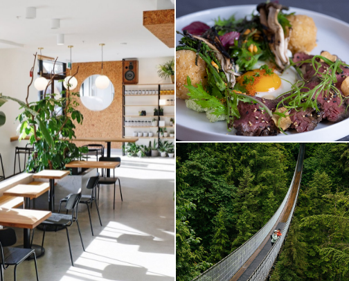 One Day Travel Itinerary for North Vancouver cover photo collage