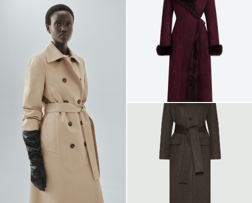 Long coats for figure 8 cover photo collage