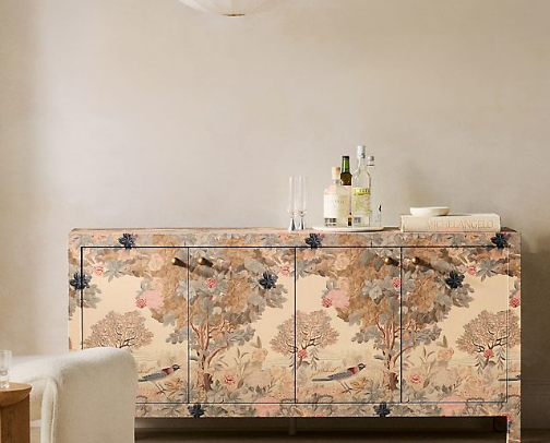 Home decor items for a femenine and luxurious environment cover photo collage