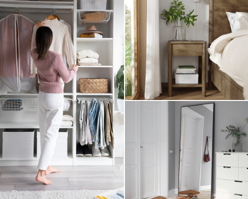 "Your room should tell your story — make it cozy, make it you." cover photo collage