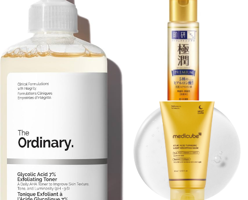 Skin care cover photo collage