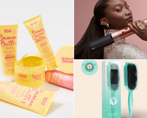 Curly hair care & styling tools that im using and like. cover photo collage