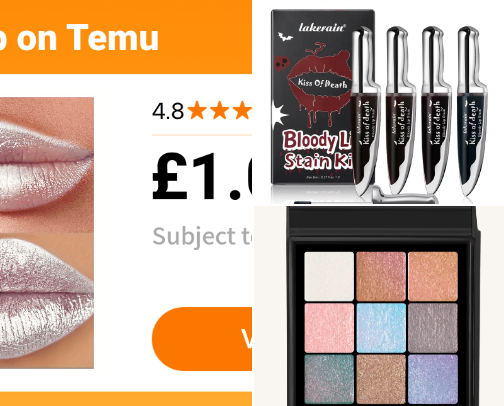 Best makeup finds cover photo collage