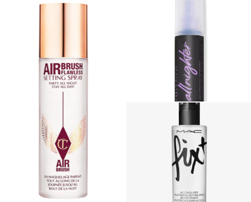 HIGH-END MAKEUP FIXATORS cover photo collage