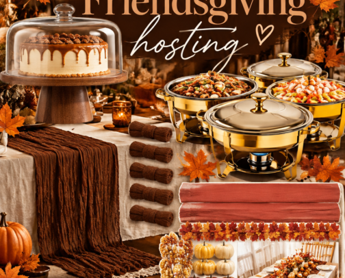🍁🍂Thanksgiving/Friendsgiving Hosting cover photo collage