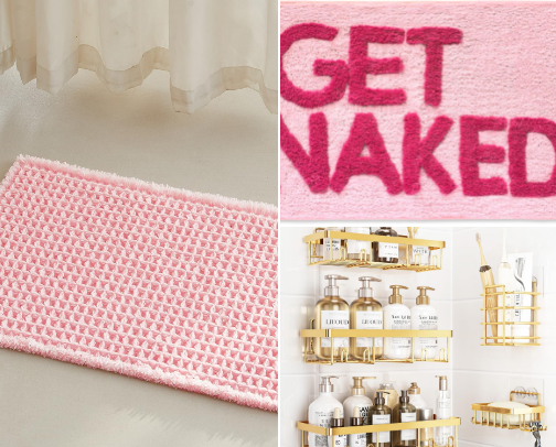 Pink Bathroom cover photo collage