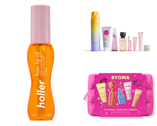 Beauty Holiday Gifts Under $25 cover photo collage