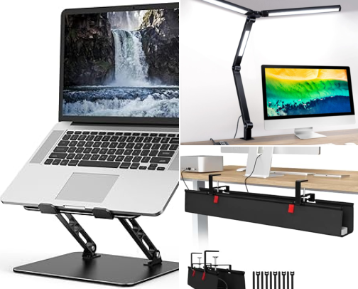 🧑‍💻 Desk & Study Essentials cover photo collage
