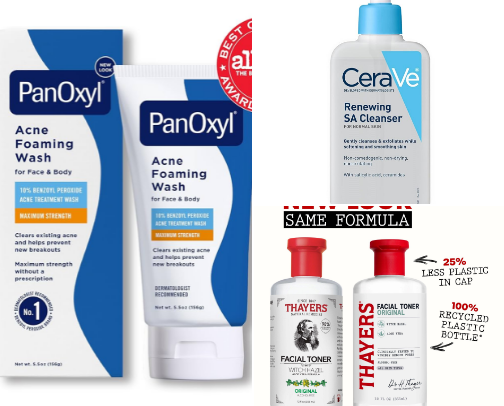 My Skincare Products in Rotation For Normal/Dry Skin cover photo collage