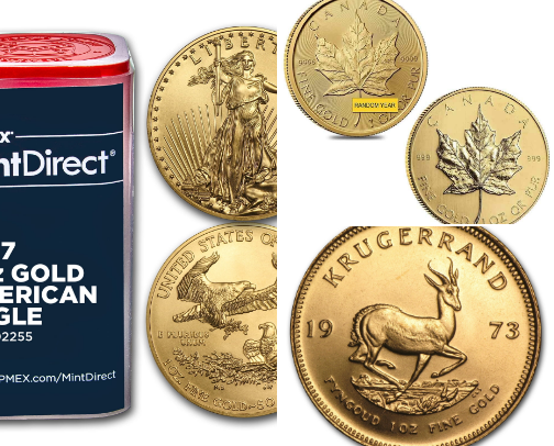 GOLD Coins to Invest: The Ultimate Guide Of 16 Gold Coins cover photo collage