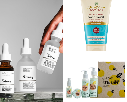 Skincare for glowing skin cover photo collage