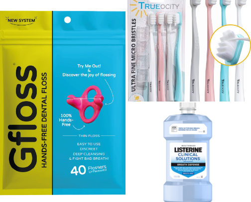 Oral hygiene cover photo collage