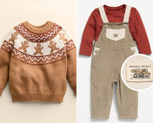 Holiday season clothing & accessories for Toddler boys cover photo collage