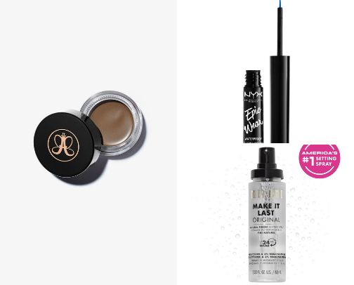 my go-to makeup products: drugstore & highend cover photo collage