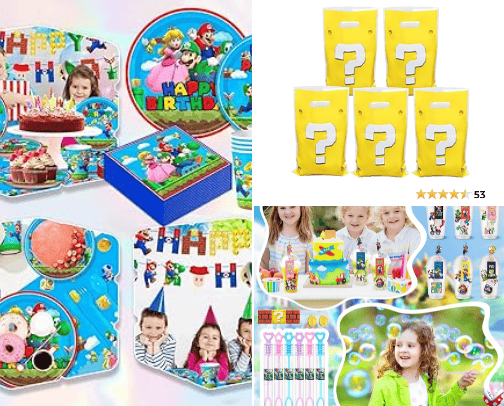Kids Birthday Party Themes cover photo collage