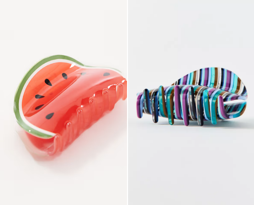 Cute claw clips and barrettes cover photo collage