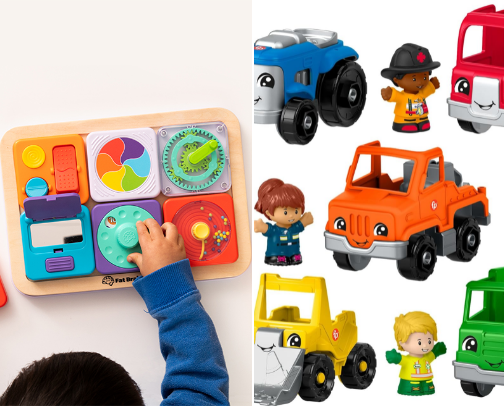 Favorite toys of my One Year Old cover photo collage