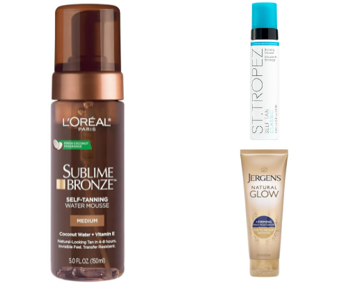 Best Self-Tanners & Tanning Oils for a Streak-Free Glow cover photo collage