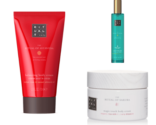 Rituals cosmetics cover photo collage