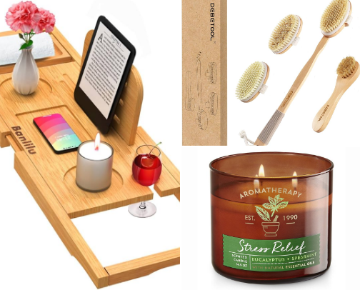 Soft Girl Sanctuary - Bath, Glow & Unwind cover photo collage