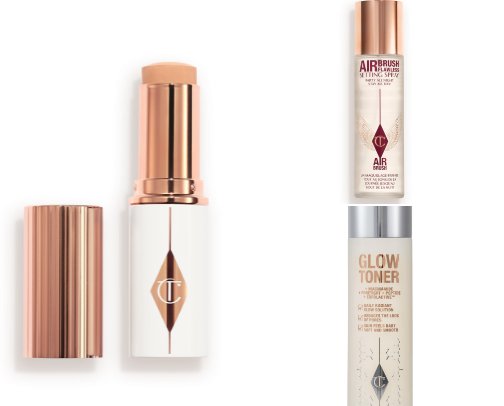 My face care/makeup routine cover photo collage