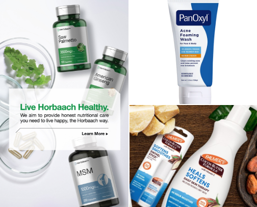 Skincare cover photo collage