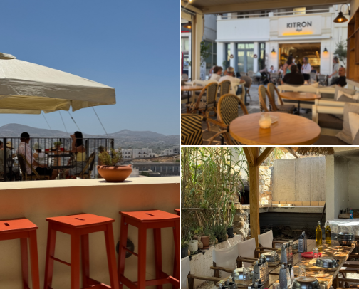 naxos, greece guide: fortified kastro & farm-fresh cooking cover photo collage