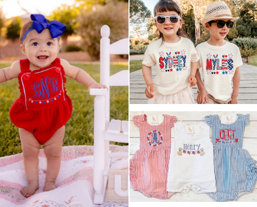 Kids Patriotic Outfits & Accessories cover photo collage