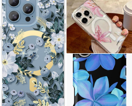 If my phone case doesn't look like a tiny piece of art, I don't want it. 🌷✨ cover photo collage