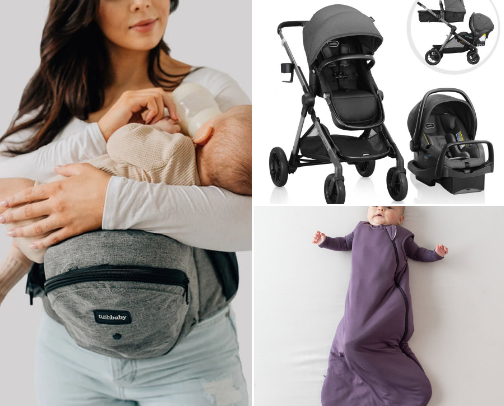 Can’t live without baby items cover photo collage