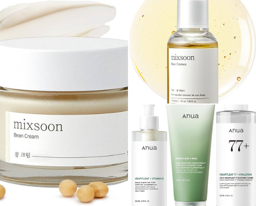 Get that glass skincare cover photo collage