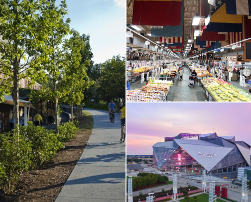 Things to Do & Places to Go in and around Atlanta cover photo collage