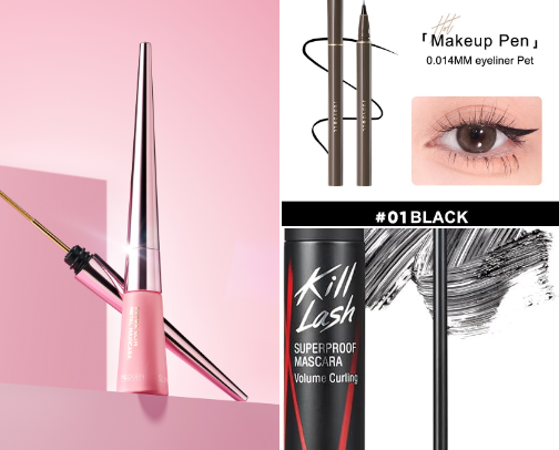Mascara & Eyeliner Recommendations cover photo collage