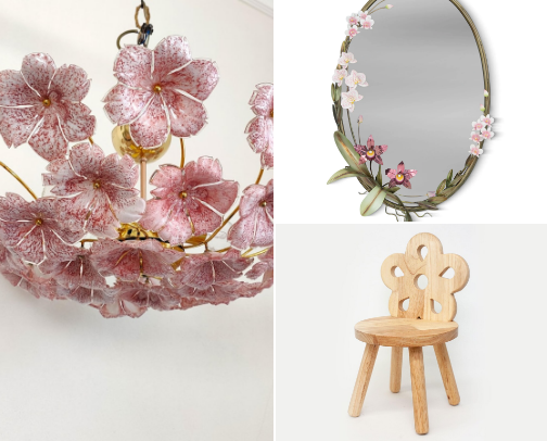 Floral Furniture cover photo collage