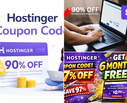 Hostinger Coupon Code cover photo collage