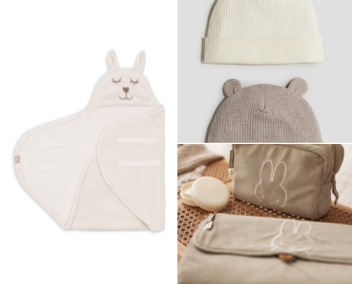 Produit bébé indispensable naissance cover photo collage
