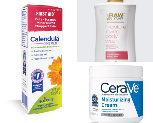 Skincare for sensitive, combination skin cover photo collage