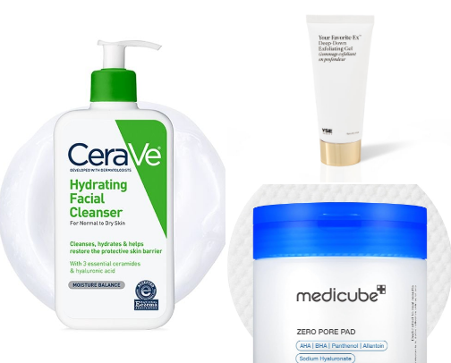 Skincare cover photo collage