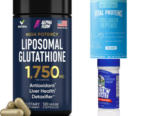 Holy Grail wellness or supplements cover photo collage