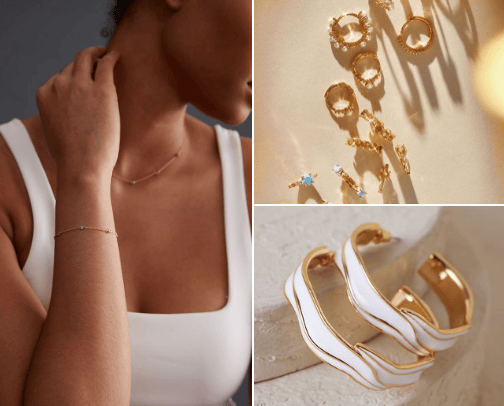 Jewelry cover photo collage