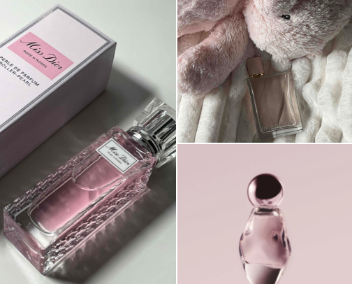 Girly perfumes 💗 cover photo collage