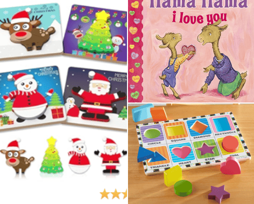 Toddler Christmas gift ideas cover photo collage