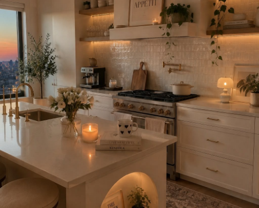 Kitchen decoration faves 🌸 cover photo collage