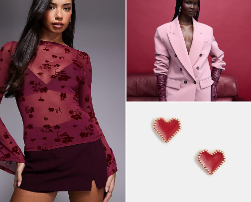 Valentines outfit ideas 🥰 cover photo collage