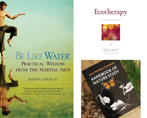 Connect With Nature, Know Thyself (Book List) cover photo collage