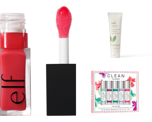 My fav beauty and skincare recs/ Prom makeup inspo affordable (as someone who has acne prone and sensitive skin) cover photo collage